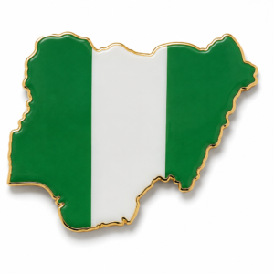Nigeria map magnet